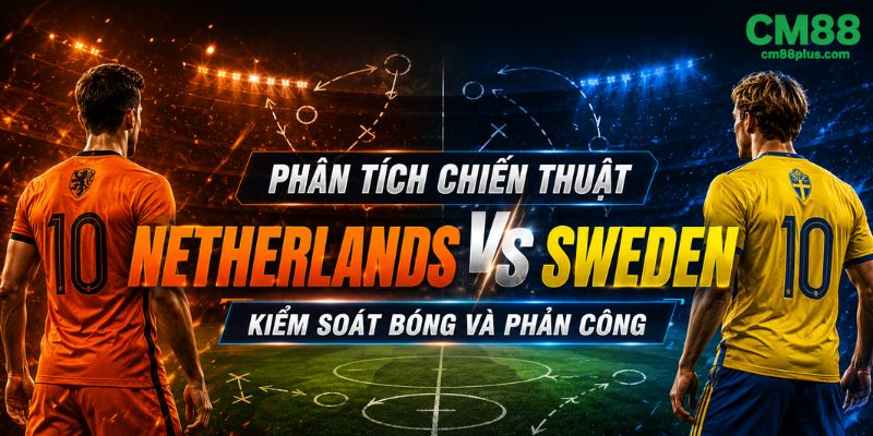 Phân tích chiến thuật Netherlands vs Sweden